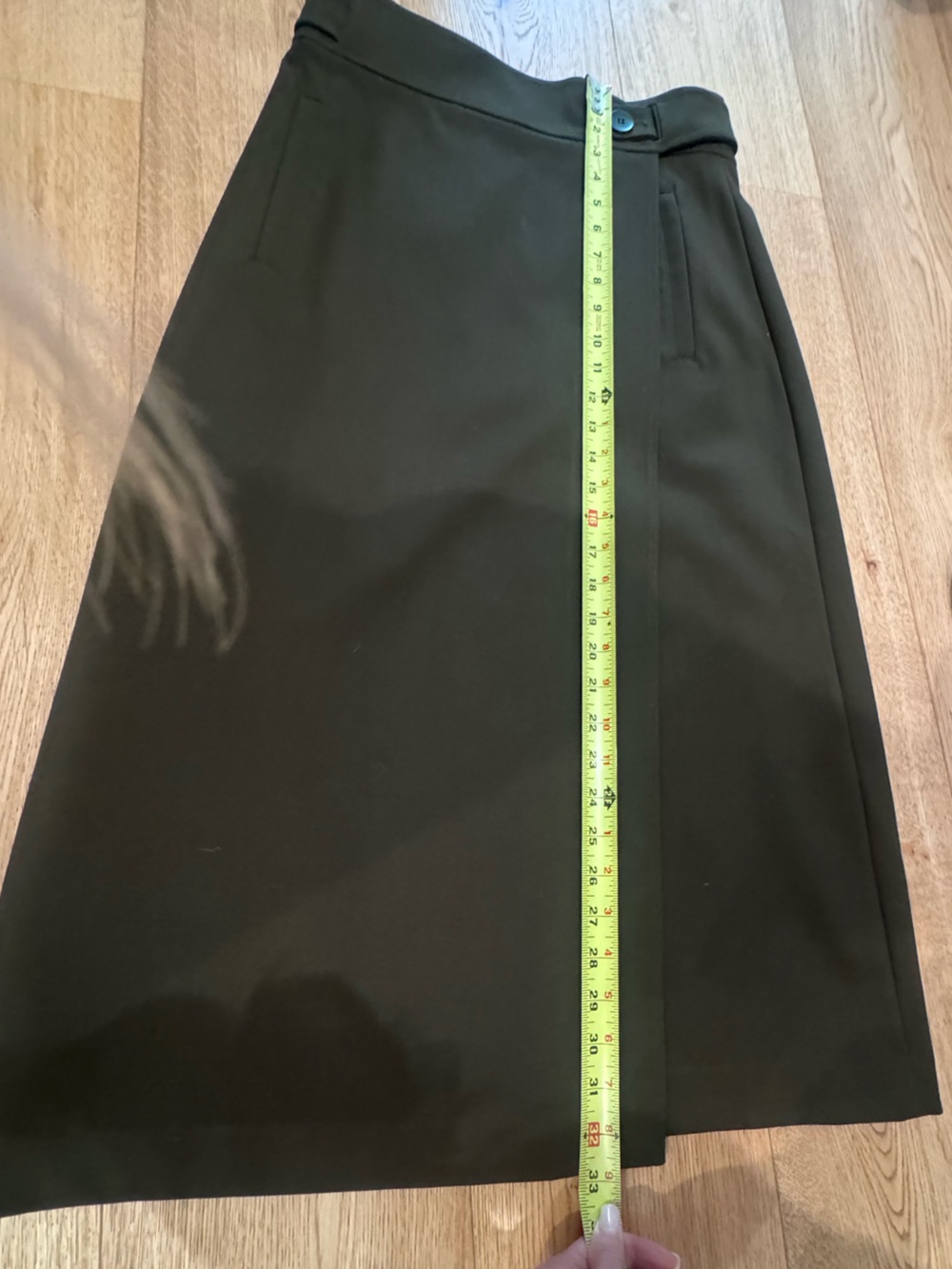 Tibi Green Wrap Midi Skirt for Casual Wear - Picture 6 of 7